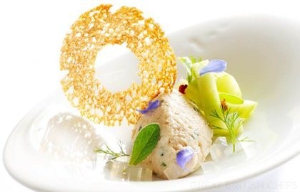 Mackerel pâté with pickled cucumber