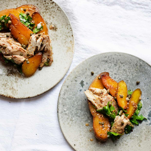 Mackerel, potato, mustard [salad]