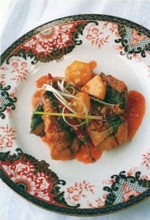 Mackerel sweet-and-sour
