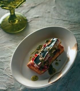 Mackerel tarte fine
