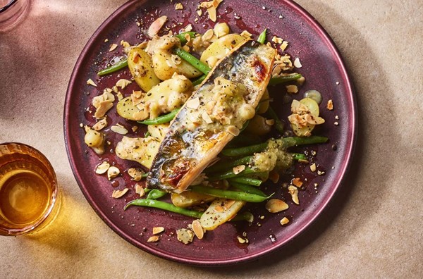 Mackerel with gooseberry sauce