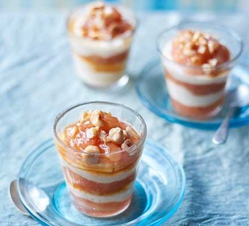 Madeira-roast quince fool