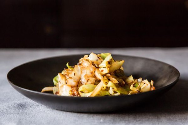 Madhur Jaffrey's stir-fried cabbage with fennel seeds