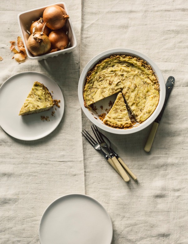 Maggie's onion pie