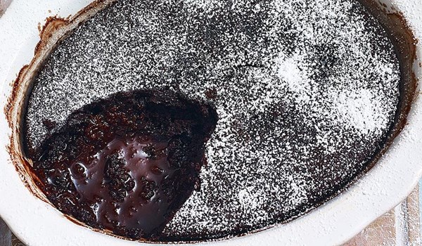 Magic chocolate pudding