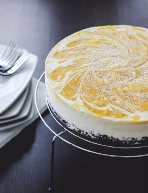Magical ice cream swirl cake