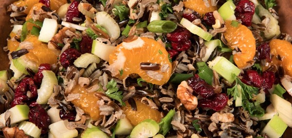 Magnetic wild rice salad