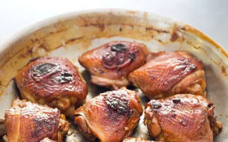Mahogany chicken thighs