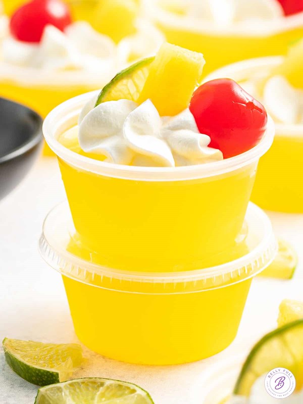 Mai tai Jello shots