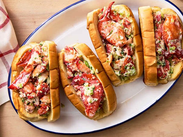 Maine-style lobster roll