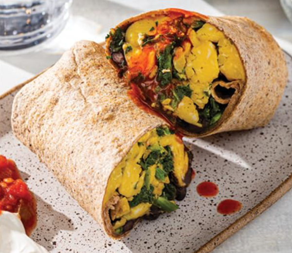 Make-ahead breakfast burritos