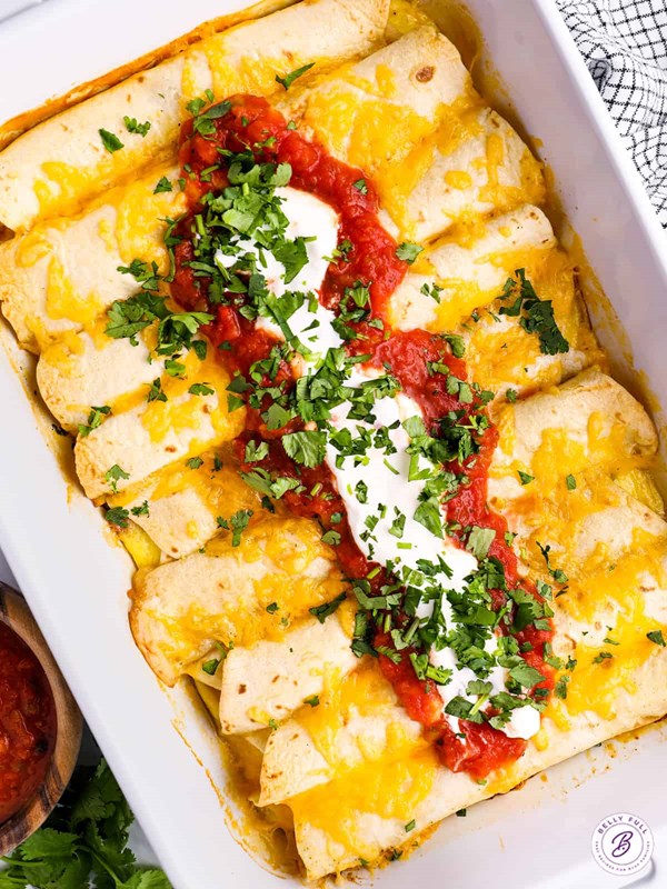 Make-ahead breakfast enchiladas