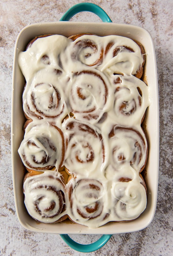 Make ahead cinnamon rolls