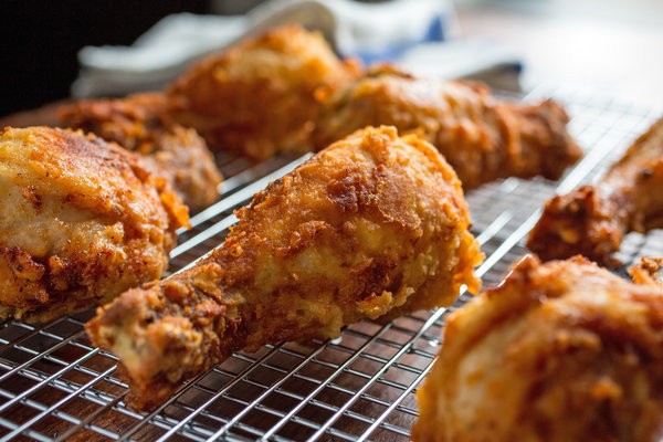Make-ahead fried chicken