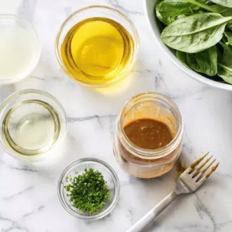 Make-ahead lemon-garlic-chive vinaigrette