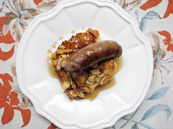 Make ahead maple baked French toast