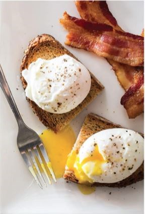 Make-ahead poached eggs