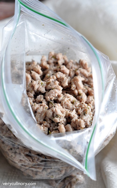Make ahead pre-seasoned meat