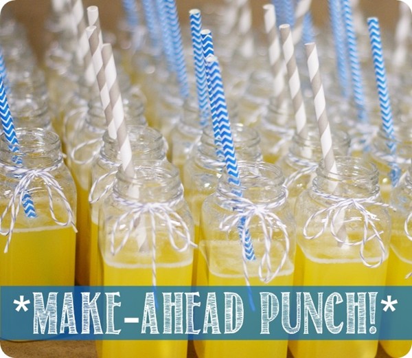 Make-ahead punch