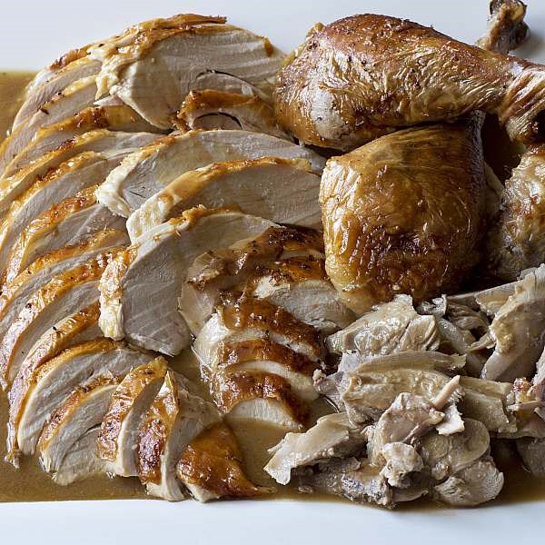 Make-ahead roast turkey