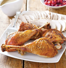 Make-ahead roast turkey and gravy