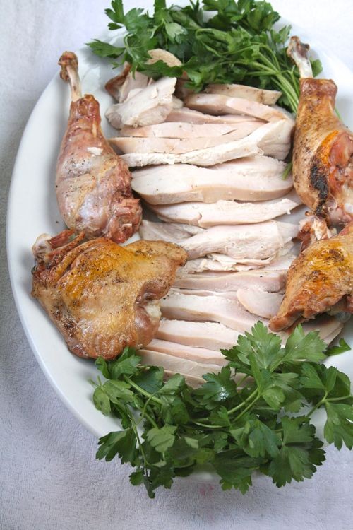 Make-ahead roast turkey and gravy