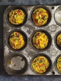 Make-ahead Western omelet "muffins"