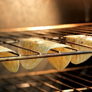 Make your own baked taco shells