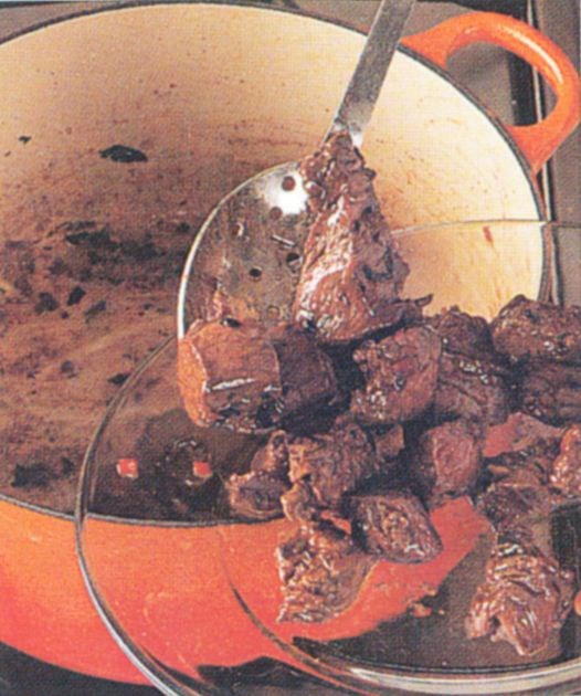 Making a beef stew