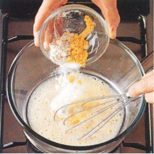 Making a cooked dressing