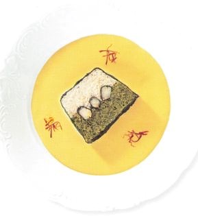 Making a layered fish terrine