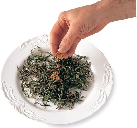 Making crispy seaweed