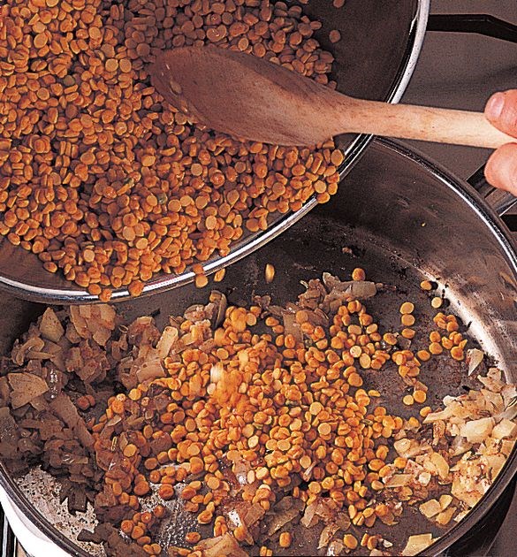 Making dhal