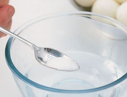 Making eggs in salt water