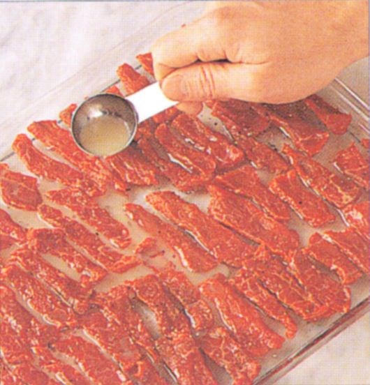 Making fajitas