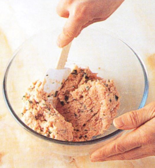 Making fish cakes
