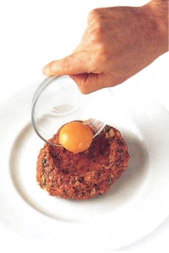 Making steak tartare