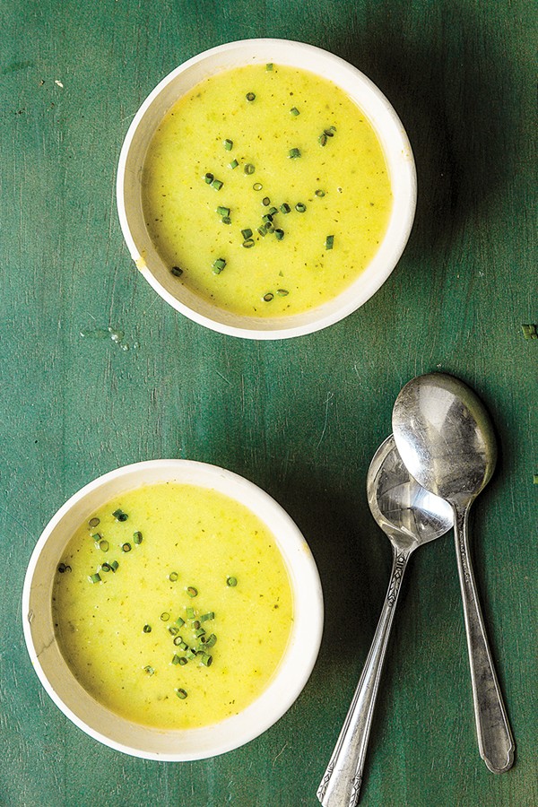Makombu-squash soup
