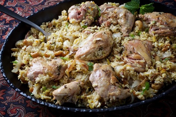 Malabar chicken biryani