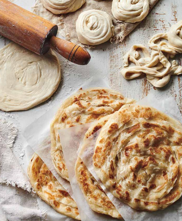 Malabar parathas