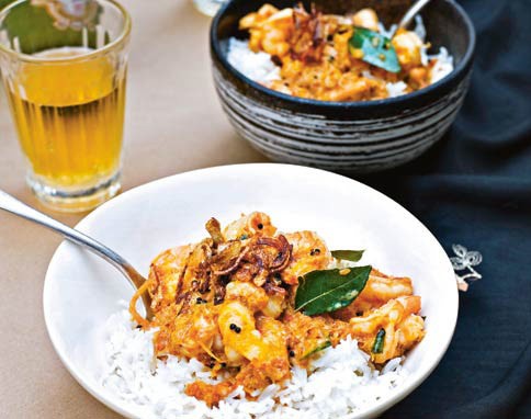 Malabar prawn curry