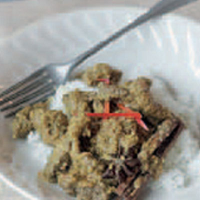 Malaysian beef curry (Beef rendang)