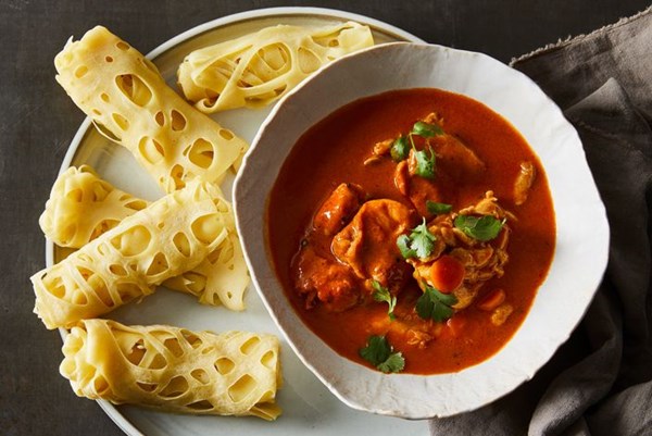 Malaysian net crepe (Roti jala)