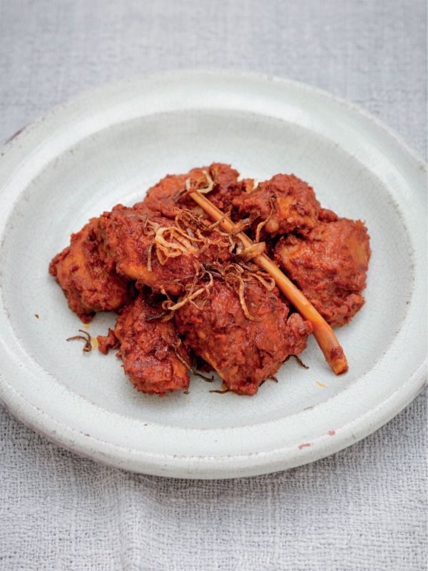 Malaysian red-cooked chicken