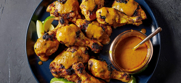 Malaysian-style grilled lemon grass chicken (Ayam percik)