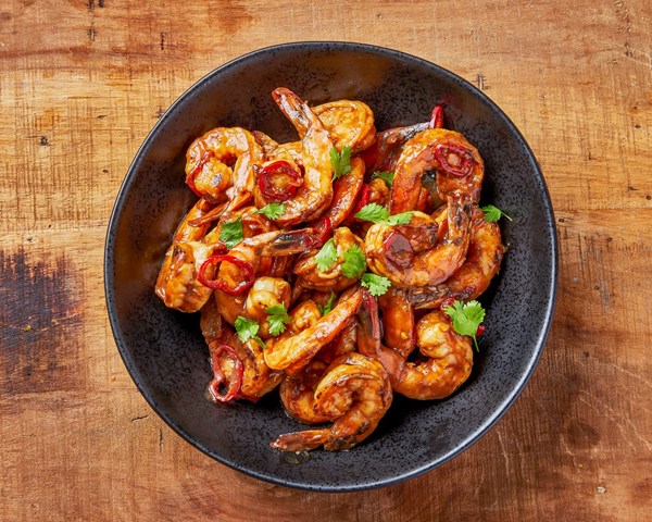 Malaysian tamarind shrimp