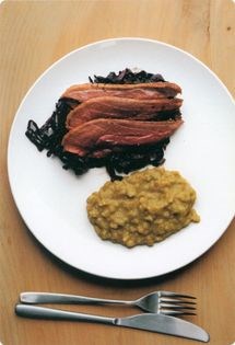 Mallard & cabbage