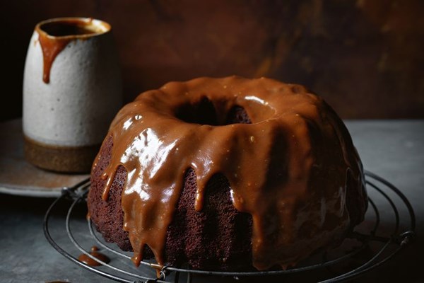 Malt chocolate cake