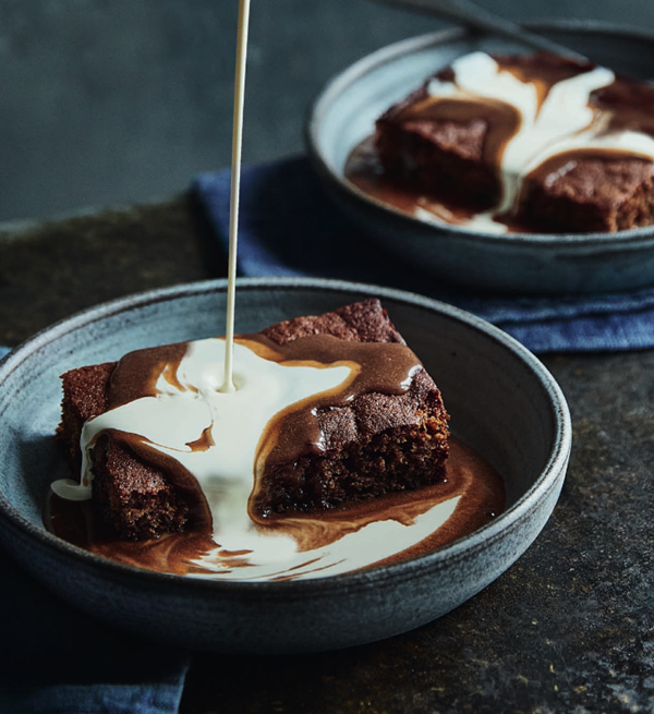 Malt sticky toffee pudding