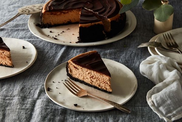 Malted chocolate cheesecake 